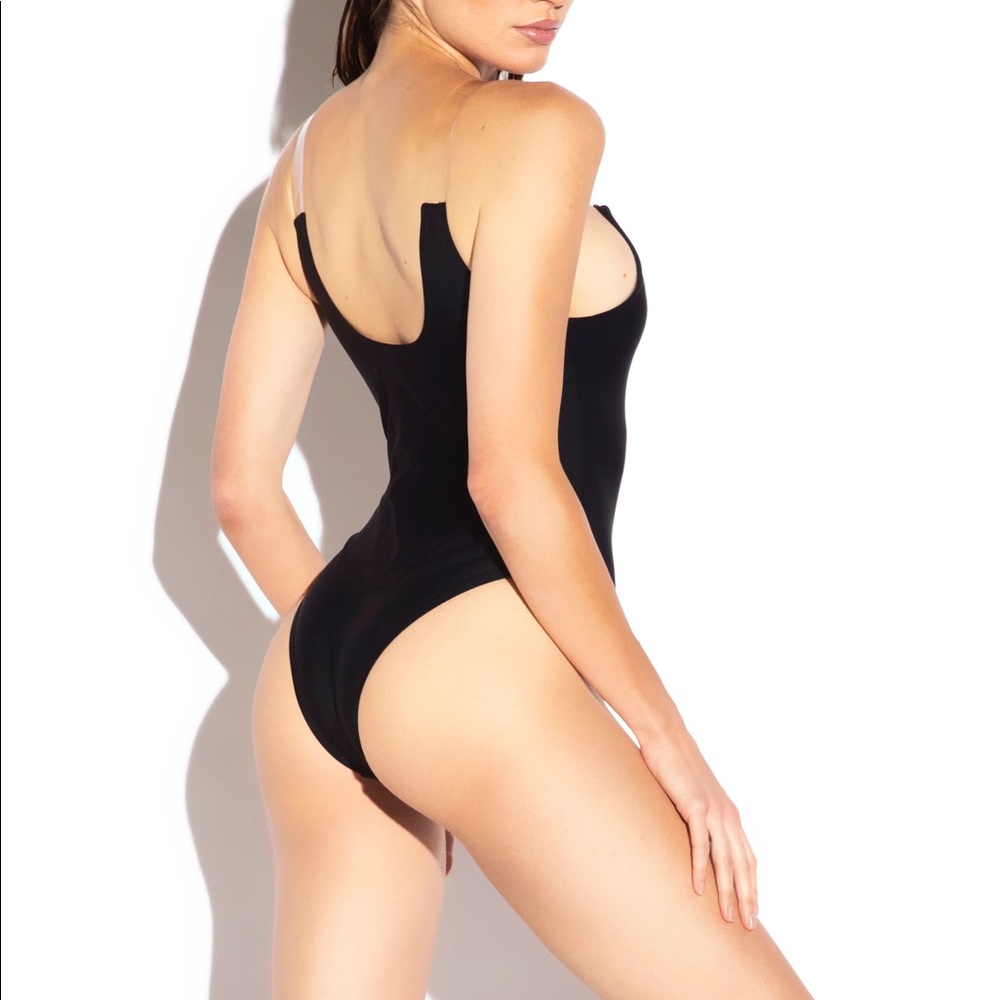 Matte Collection Jay One Piece Swimsuit Black